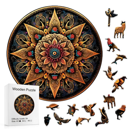 Puzzle en bois - Mandala Mystique