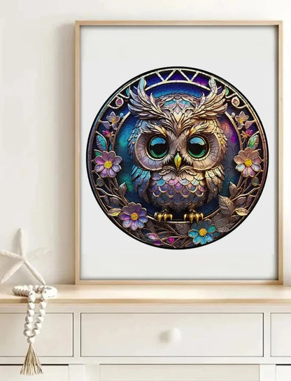 Puzzle en bois - Le hibou nocturne énigmatique