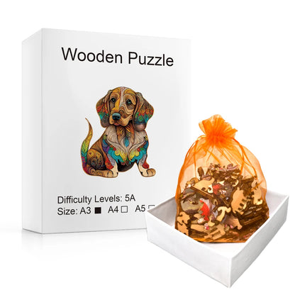 Puzzle en bois - Compagnon en Couleurs