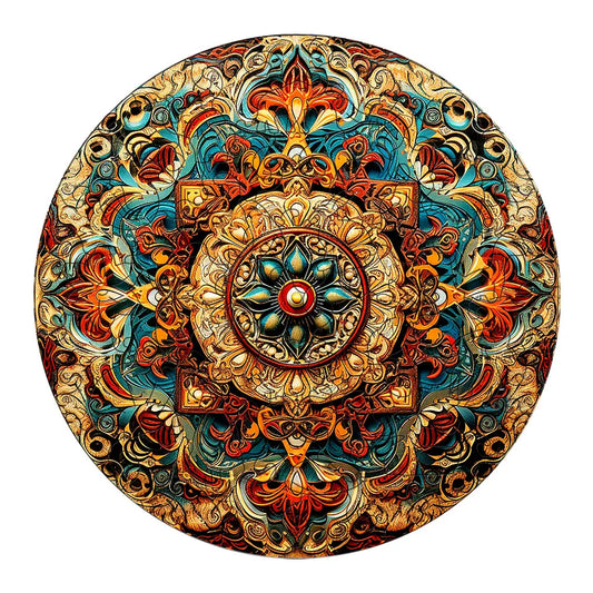 Puzzle en bois - Mandala de l'Harmonie Divine